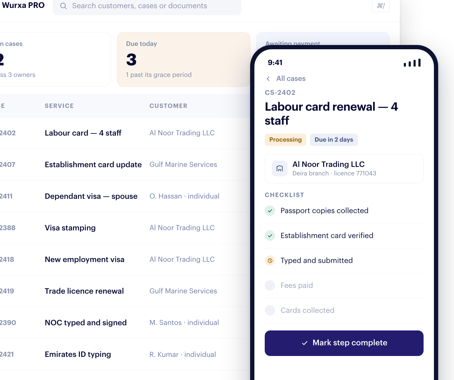 Wurxa PRO workspace preview